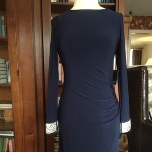Navy Blue Marina Dress, Size 6